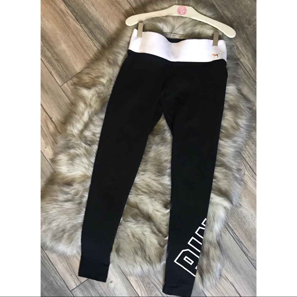 VS Pink flat band yoga legging 💕